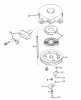 Toro 31660 (526) - 526 Snowthrower, 1972 (2000001-2999999) Ersatzteile REWIND STARTER NO. 590473