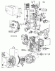 Toro 31727 (726) - 726 Snowthrower, 1971 (1000001-1999999) Ersatzteile 7 HP ENGINE NO. 170402, TYPE 0720-01 (CONT-D.) SNOWTHROWER MODEL NO. 31727