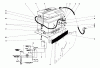 Toro 31995 (1032) - 1032 Snowthrower, 1976 (6000001-6999999) Ersatzteile BATTERY AND WIRING DIAGRAM