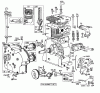 Toro 31995 (1032) - 1032 Snowthrower, 1976 (6000001-6999999) Ersatzteile ENGINE BRIGGS & STRATTON MODEL NO. 251417 TYPE NO. 0140-01 #1