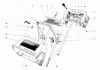 Toro 38000 (S-120) - S-120 Snowthrower, 1990 (0000001-0999999) Ersatzteile HANDLE ASSEMBLY