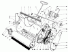 Toro 38000 (S-120) - S-120 Snowthrower, 1990 (0000001-0999999) Ersatzteile LOWER MAIN FRAME ASSEMBLY