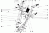 Toro 38010 (421) - 421 Snowthrower, 1979 (9000001-9999999) Ersatzteile HANDLE ASSEMBLY