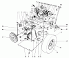 Toro 38035 (3521) - 3521 Snowthrower, 1989 (9000001-9999999) Ersatzteile TRACTION ASSEMBLY