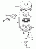 Toro 38045 (524) - 524 Snowthrower, 1985 (5000001-5999999) Ersatzteile REWIND STARTER NO. 590473