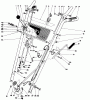 Toro 38054 (521) - 521 Snowthrower, 1992 (2000001-2999999) Ersatzteile HANDLE ASSEMBLY