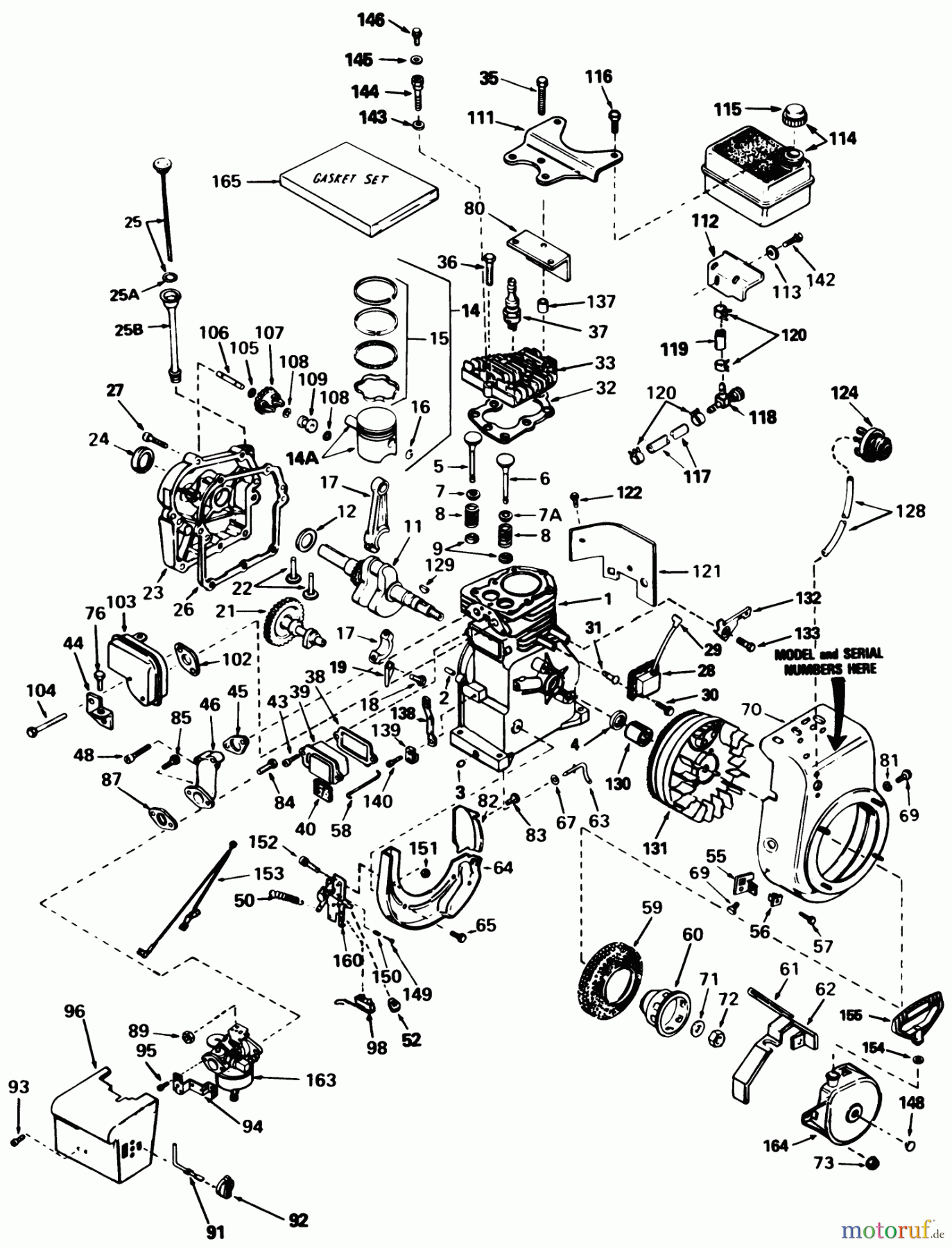  Toro Neu Snow Blowers/Snow Throwers Seite 1 38056 (521) - Toro 521 Snowthrower, 1986 (6000001-6999999) ENGINE TECUMSEH MODEL HS50-67259F
