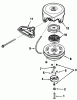 Toro 38085 (824) - 824 Snowthrower, 1990 (0000001-0999999) Ersatzteile REWIND STARTER NO. 590630