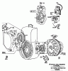 Toro 38150 (826) - 826 Snowthrower, 1980 (0000001-0999999) Ersatzteile ENGINE BRIGGS & STRATTON MODEL NO. 252412 TYPE NO. 0191-01 (11 H.P.SNOWTHROWER MODEL 38090)