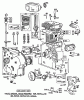 Toro 38095 (1132) - 1132 Snowthrower, 1980 (0000001-0999999) Ersatzteile ENGINE BRIGGS & STRATTON MODEL NO. 252416 TYPE NO. 0190-01 #1