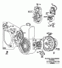 Toro 38095 (1132) - 1132 Snowthrower, 1980 (0000001-0999999) Ersatzteile ENGINE BRIGGS & STRATTON MODEL NO. 252416 TYPE NO. 0190-01 #2