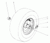 Toro 38095 (1132) - 1132 Snowthrower, 1984 (4000001-4999999) Ersatzteile WHEEL ASSEMBLY