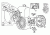Toro 38095 (1132) - 1132 Snowthrower, 1986 (6000001-6999999) Ersatzteile ENGINE BRIGGS & STRATTON MODEL NO. 252416-0677-01 #3