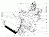 Toro 38100 (S-140) - S-140 Snowthrower, 1979 (9000001-9999999) Ersatzteile LOWER MAIN FRAME