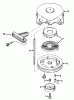 Toro 38100 (S-140) - S-140 Snowthrower, 1979 (9000001-9999999) Ersatzteile REWIND STARTER NO. 590537