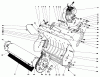 Toro 38100 (S-140) - S-140 Snowthrower, 1981 (1000001-1999999) Ersatzteile LOWER MAIN FRAME