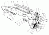 Toro 38115C (CR-20R) - CR-20 Snowthrower, 1988 (8000001-8999999) Ersatzteile LOWER FRAME ASSEMBLY