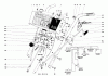 Toro 38150 (826) - 826 Snowthrower, 1983 (3000001-3999999) Ersatzteile HANDLE ASSEMBLY