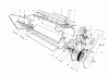 Toro 38162 (S-620) - S-620 Snowthrower, 1984 (4000001-4999999) Ersatzteile LOWER MAIN FRAME ASSEMBLY