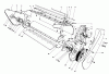 Toro 38162 (S-620) - S-620 Snowthrower, 1991 (1000001-1999999) Ersatzteile LOWER MAIN FRAME ASSEMBLY