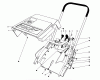 Toro 38165 (S-620) - S-620 Snowthrower, 1985 (5000001-5010000) Ersatzteile SHROUD & HANDLE ASSEMBLY