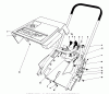 Toro 38165 (S-620) - S-620 Snowthrower, 1985 (5010001-5999999) Ersatzteile SHROUD & HANDLE ASSEMBLY