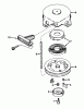 Toro 38167C (S-620) - S-620 Snowthrower, 1986 (6000001-6999999) Ersatzteile REWIND STARTER NO. 590537