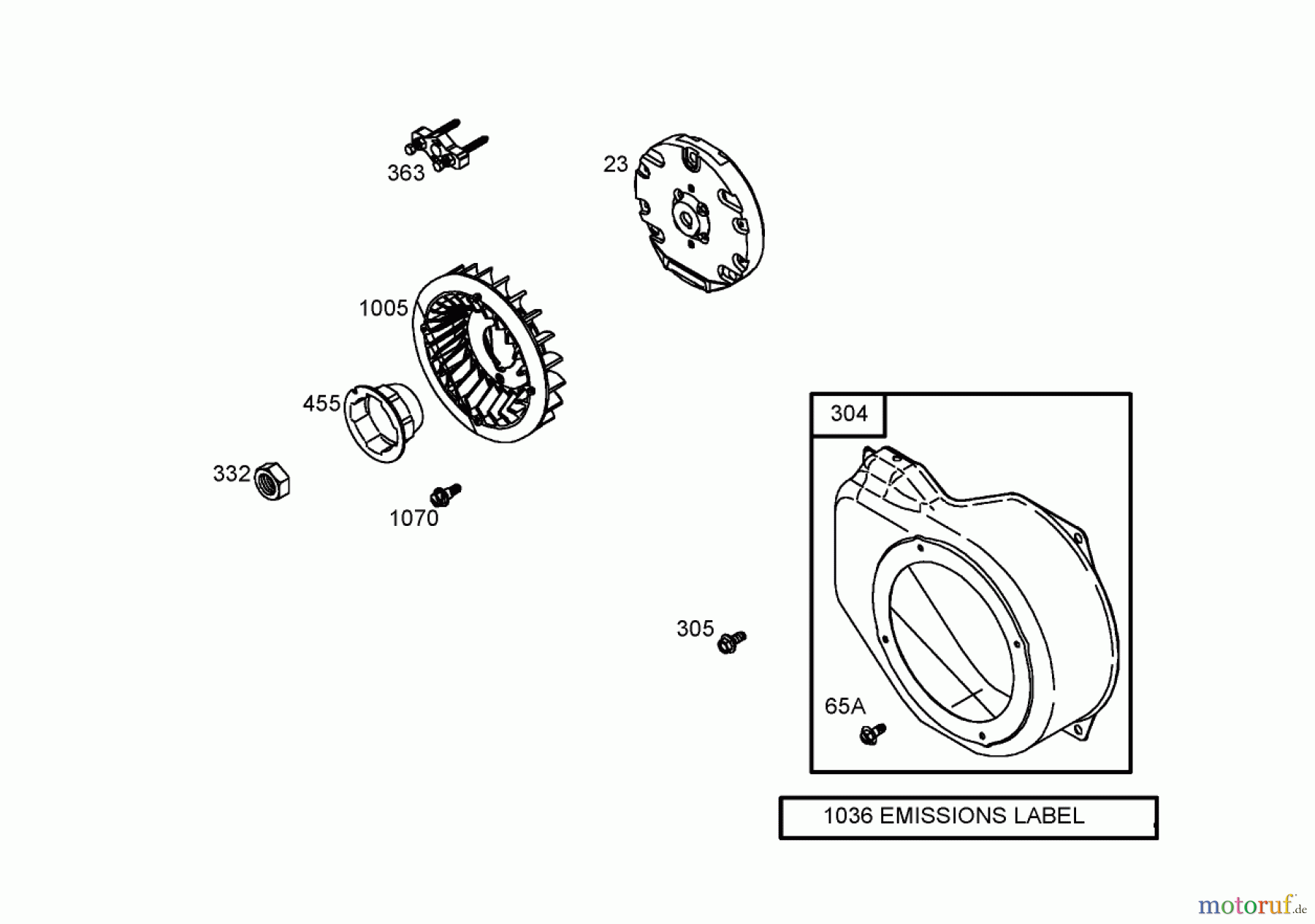 Toro Neu Blowers/Vacuums/Chippers/Shredders 62925 - Toro 206cc OHV Vacuum Blower, 2006 (260000001-260999999) BLOWER HOUSING ASSEMBLY BRIGGS AND STRATTON 126302-0245-E1