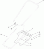 Toro 38172 - Powerlite Snowthrower, 2006 (260000001-260999999) Ersatzteile HANDLE AND LOWER SHROUD ASSEMBLY