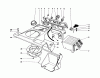 Toro 38180 - CCR 2000 Snowthrower, 1986 (6000001-6999999) Ersatzteile CONTROL PANEL & SHROUDING ASSEMBLY