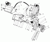 Toro 38181 - CCR 2000 Snowthrower, 1990 (0000001-0999999) Ersatzteile ENGINE & MAIN FRAME ASSEMBLY