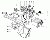 Toro 38180 - CCR 2000 Snowthrower, 1990 (0007974-0008194) Ersatzteile CONTROL PANEL & SHROUDING ASSEMBLY