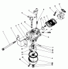 Toro 38181 - CCR 2000 Snowthrower, 1991 (1000001-1999999) Ersatzteile CARBURETOR ASSEMBLY (ENGINE MODEL NO. 47PL0-4, 47PK9-4, 47PH7-4)