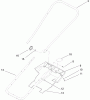 Toro 38182 - Powerlite Snowthrower, 2006 (260000001-260999999) Ersatzteile HANDLE AND LOWER SHROUD ASSEMBLY
