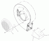 Toro 62925 - 5.5 hp Lawn Vacuum, 2001 (210000001-210999999) Ersatzteile INTAKE AND EXHAUST BLOWER ASSEMBLY