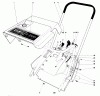 Toro 38235 (S-200) - S-200 Snowthrower, 1980 (0000001-0999999) Ersatzteile SHROUD & HANDLE ASSEMBLY (MODEL 38235)