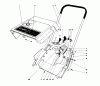 Toro 38232 (S-200) - S-200 Snowthrower, 1981 (1000001-1999999) Ersatzteile SHROUD & HANDLE ASSEMBLY