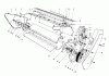 Toro 38232 (S-200) - S-200 Snowthrower, 1985 (5000001-5999999) Ersatzteile LOWER MAIN FRAME ASSEMBLY
