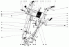 Toro 38240 (421) - 421 Snowthrower, 1979 (9000001-9999999) Ersatzteile HANDLE ASSEMBLY