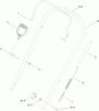 Toro 38272 (418 ZR) - Power Clear 418 ZR Snowthrower, 2012 (312000001-312999999) Ersatzteile HANDLE ASSEMBLY
