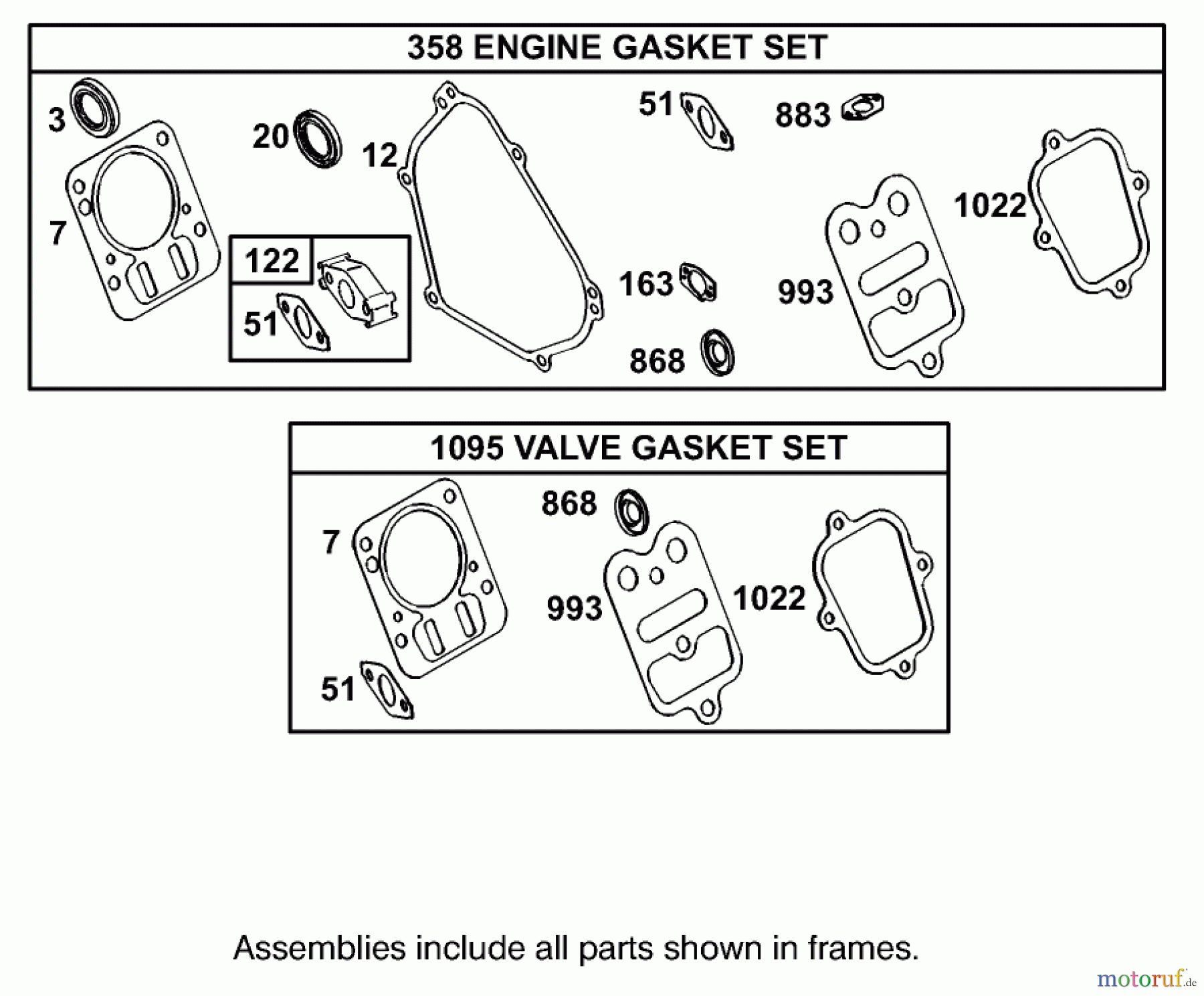 Toro Neu Blowers/Vacuums/Chippers/Shredders 62925 - Toro 5.5 hp Lawn Vacuum, 2004 (240000001-240999999) GASKET ASSEMBLY ENGINE BRIGGS AND STRATTON MODEL 126402-0245-E1