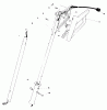 Toro 38305C - Power Shovel Snowthrower, 1989 (9000001-9999999) Ersatzteile HANDLE ASSEMBLY