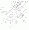 Toro 38415 (2400) - CCR 2400 Snowthrower, 1997 (7900001-7999999) Ersatzteile SHROUD ASSEMBLY