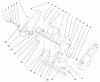 Toro 38415 (2400) - CCR 2400 Snowthrower, 1997 (7900001-7999999) Ersatzteile SIDE PLATE & SCRAPER ASSEMBLY