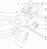 Toro 38425 (2500) - CCR 2500 Snowthrower, 1997 (7900001-7999999) Ersatzteile SHROUD ASSEMBLY