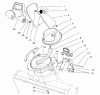 Toro 38430 (3000) - CCR 3000 Snowthrower, 1997 (7900001-7999999) Ersatzteile DISCHARGE CHUTE ASSEMBLY