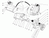 Toro 38431 (3000) - CCR 3000 Snowthrower, 1997 (7900001-7999999) Ersatzteile ENGINE & MAIN FRAME ASSEMBLY