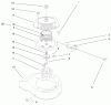 Toro 38436 (3000) - CCR 3000 Snowthrower, 1998 (8900001-8999999) Ersatzteile ENGINE ASSEBMLY (MODEL NO. 38430 & 38431) #1