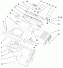 Toro 38430 (3000) - CCR 3000 Snowthrower, 1999 (9900001-9999999) Ersatzteile SHROUD ASSEMBLY