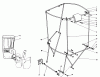 Toro 38505 (624) - 624 Power Shift Snowthrower, 1991 (1000001-1999999) Ersatzteile SNOW CAB ASSEMBLY NO. 68-9500 (OPTIONAL)